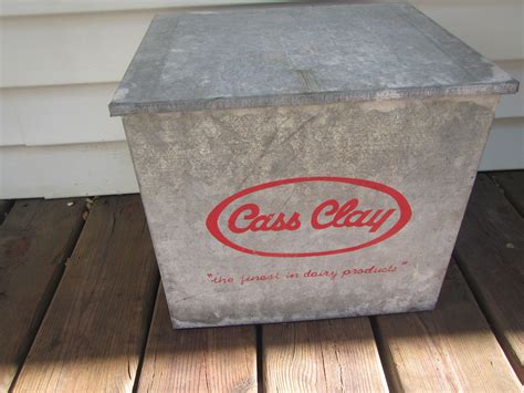 metal dairy milk delivery box|milk delivery box for porch.